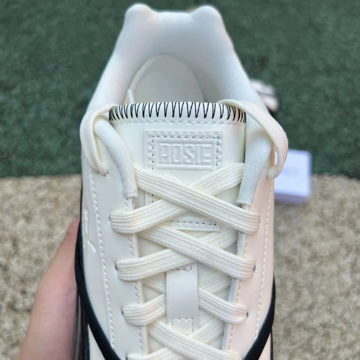 Rosé x PM Speedcat Premium Leather Warm White Shoes Sneakers - pm0000014 image 9