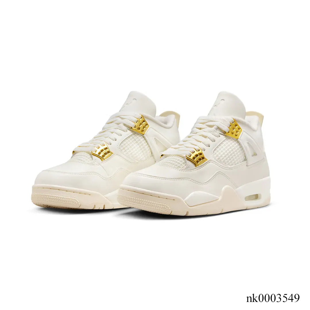 AJ 4 Sail Metallic Gold Shoes Sneakers - nk0003549 image 2