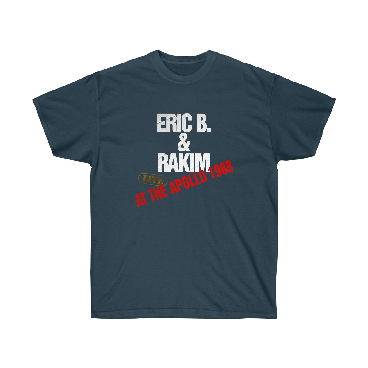 Rap Live At The Apollo 1988 Men T-Shirt - Blue Dusk, 2XL image