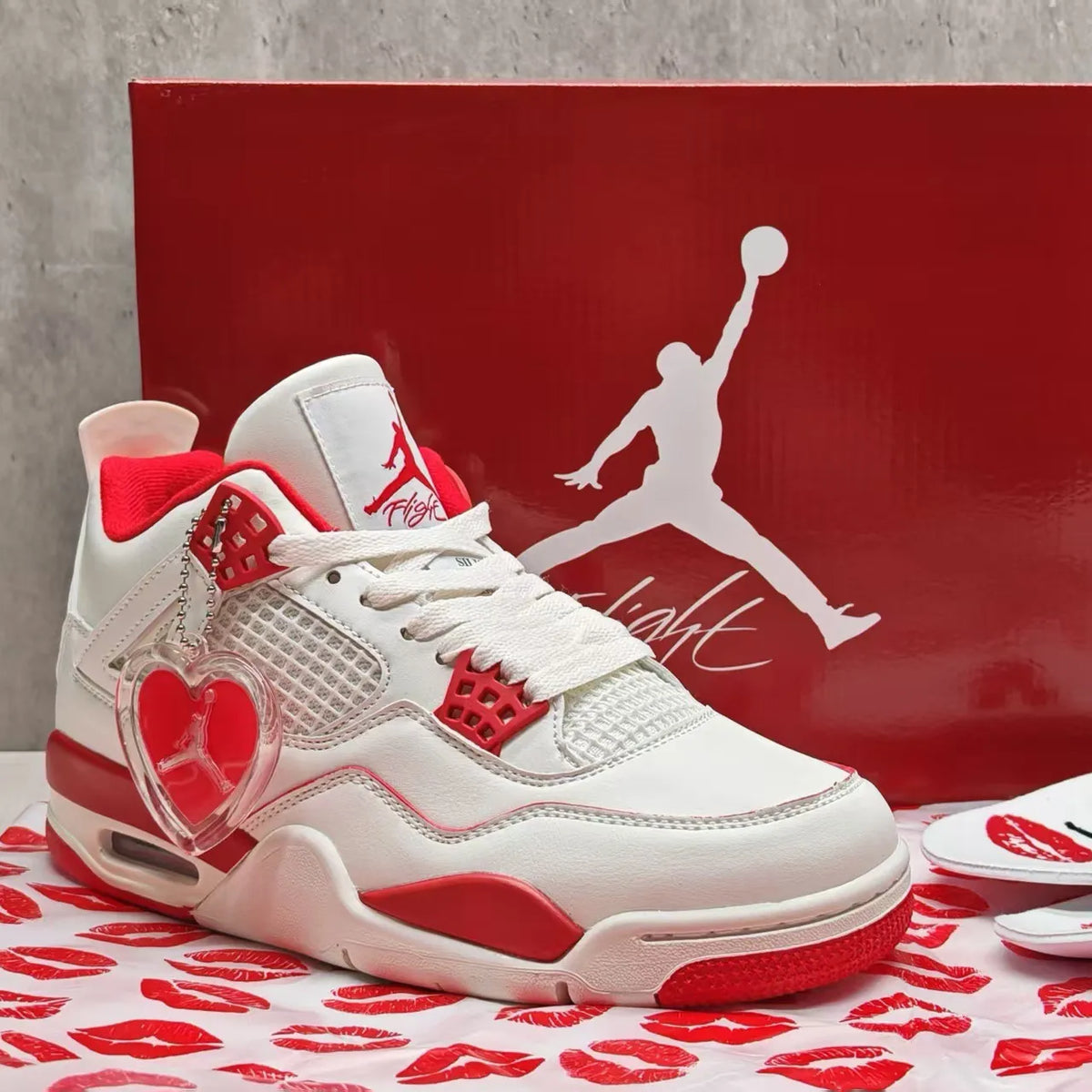 AJ 4 Sierra Red Shoes Sneakers - nk0004667 image 13