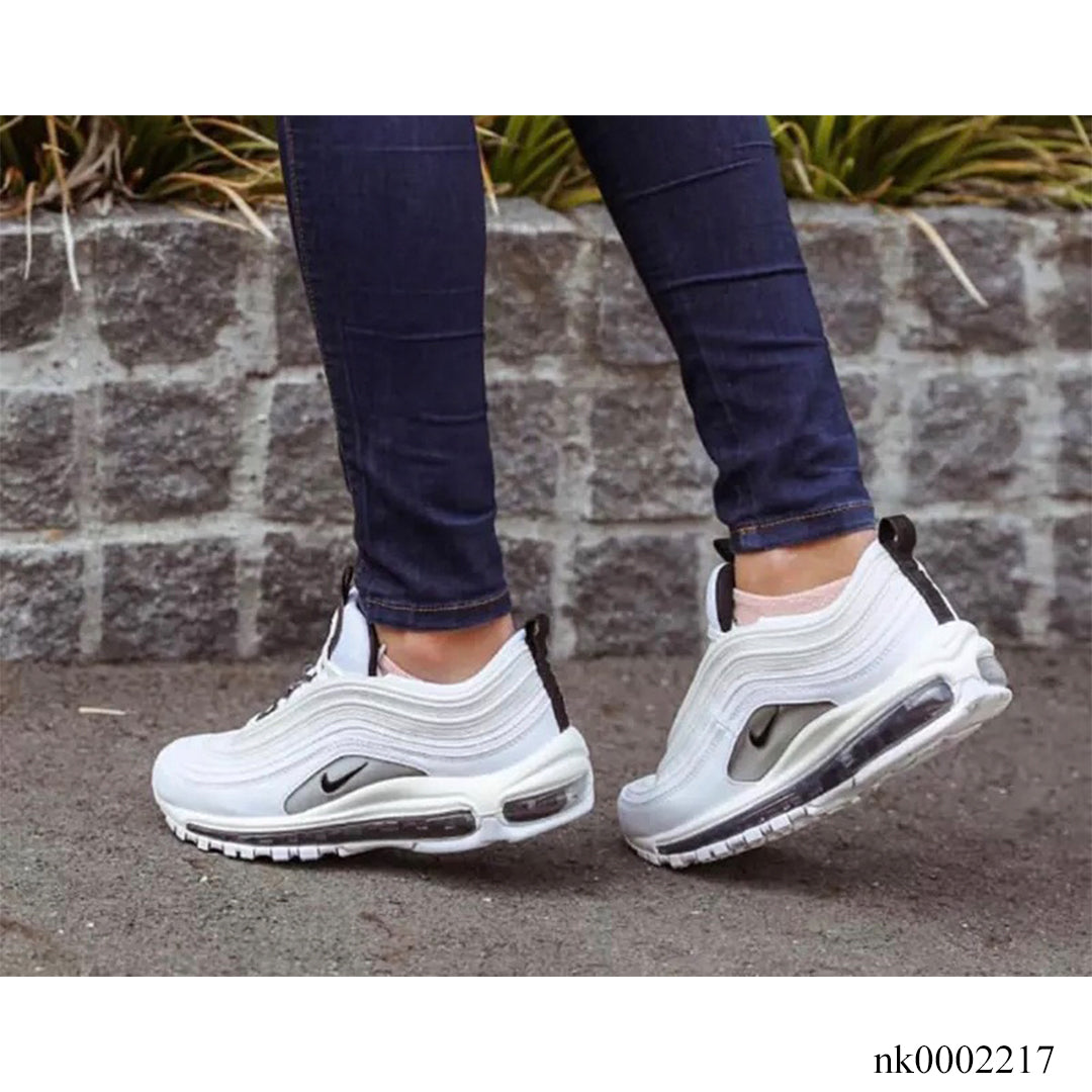 AM 97 White Black Silver Shoes Sneakers - nk0002217 image 9