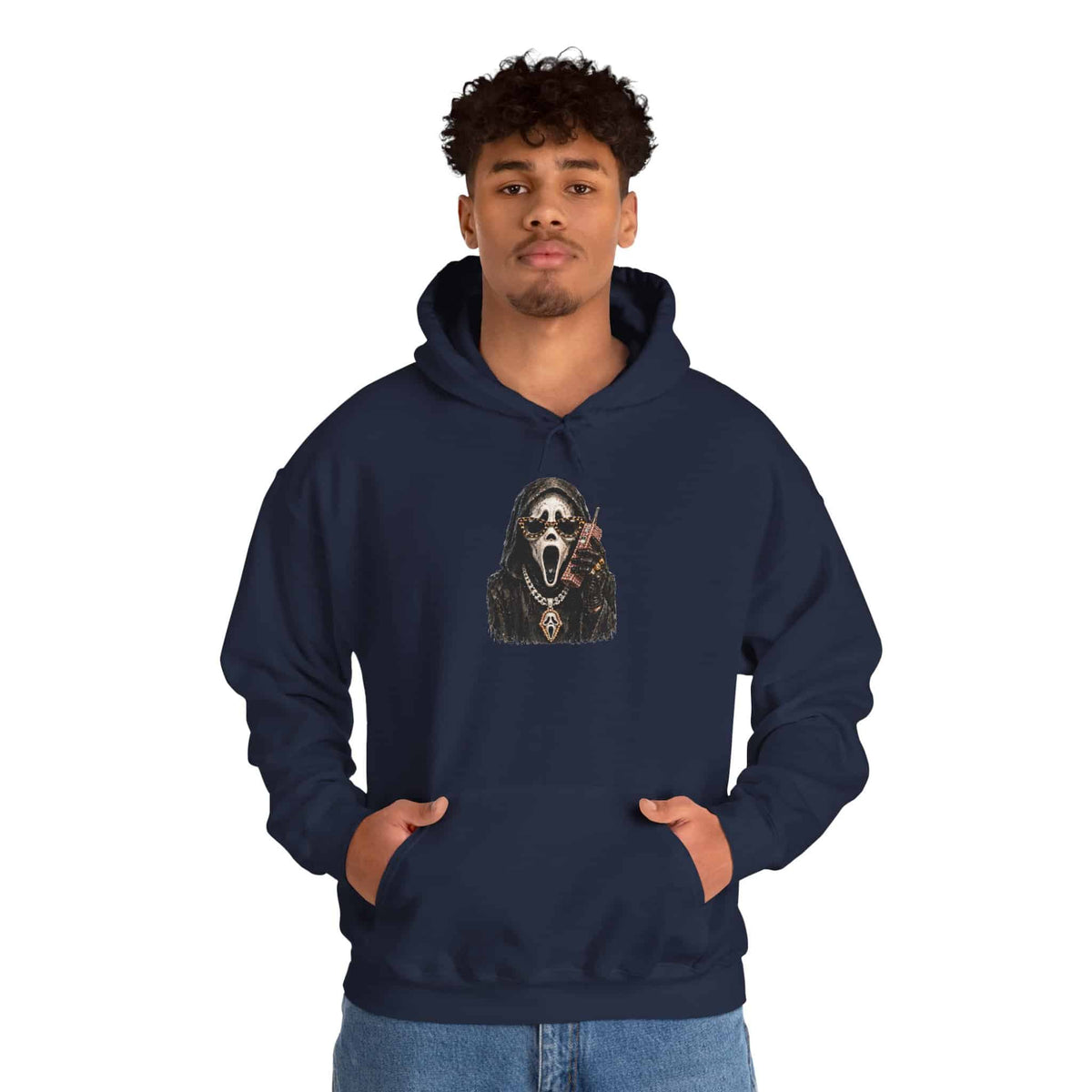 Halloween Ghostface Hooded Sweatshirt image 65