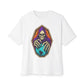 Soul Keeper Unisex Oversized Boxy Tee - White, L image