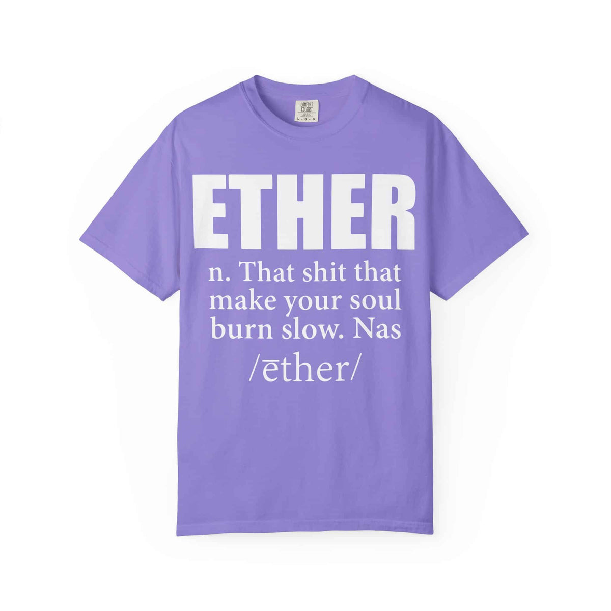 Ether Unisex Garment-Dyed T-shirt image