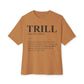 Trill Definition Unisex Oversized Boxy Tee - Toast, XS image