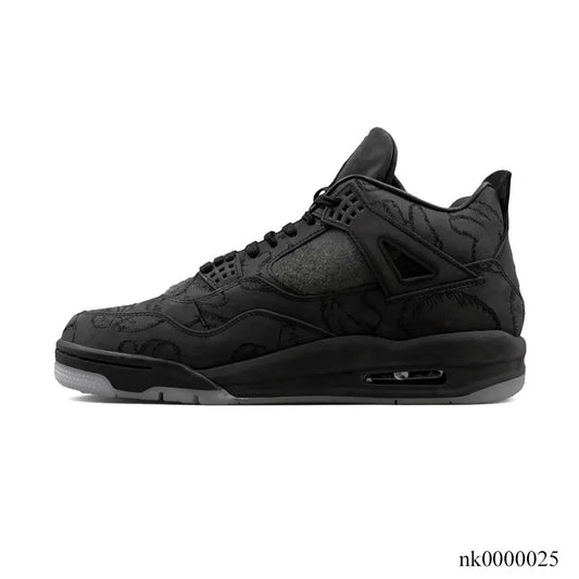 KAWS x AJ 4 Black Shoes Sneakers – nk0000025 image 2