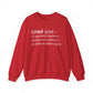 Grind Definition Crewneck Sweatshirt image
