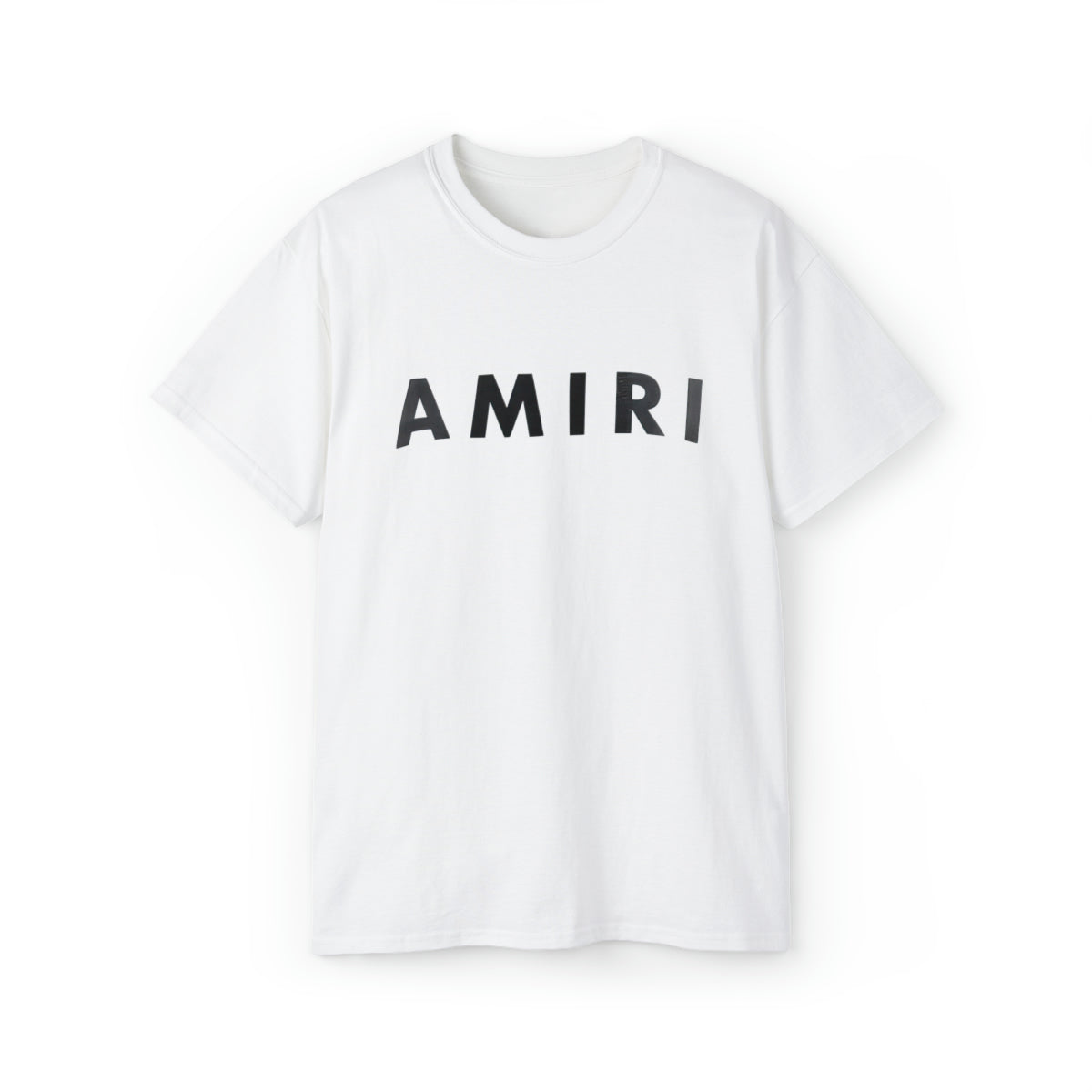 AMR Logo Print T-Shirt - White, 5XL image