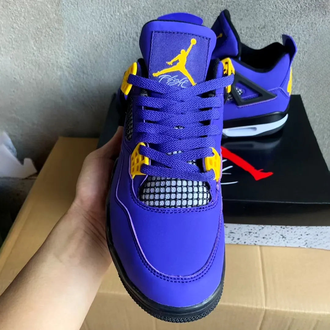 AJ 4 Imperial Purple Shoes Sneakers - nk0004548 image 3