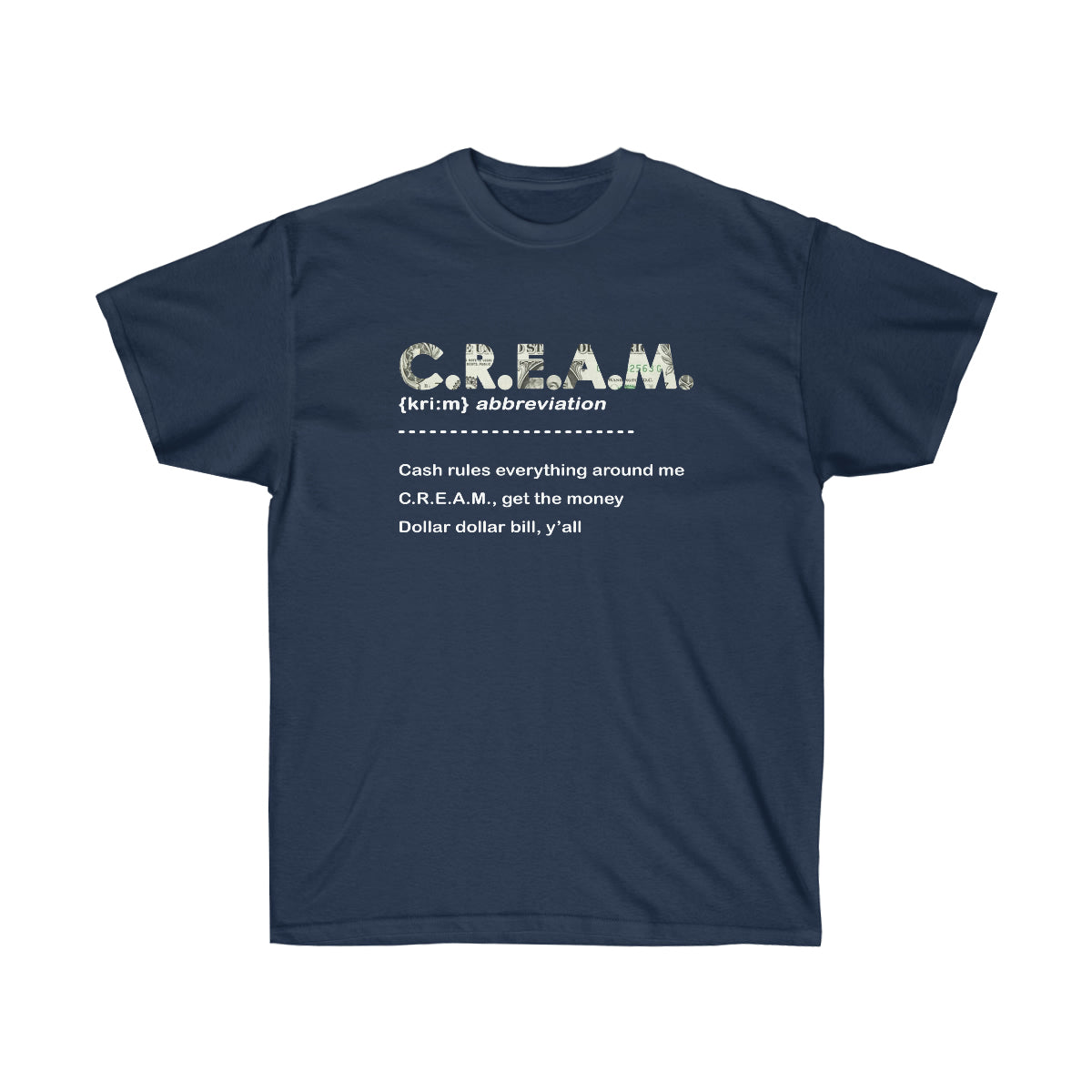 CREAM Definition Men T-Shirt - Navy, XL image