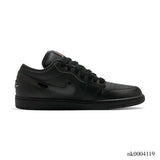 AJ 1 Low Black Cat Shoes Sneakers - nk0004119 image 0