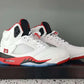 AJ 5 Retro OG "Fire Red" (Black Tongue) Shoes Sneakers - nk0005627 image 7