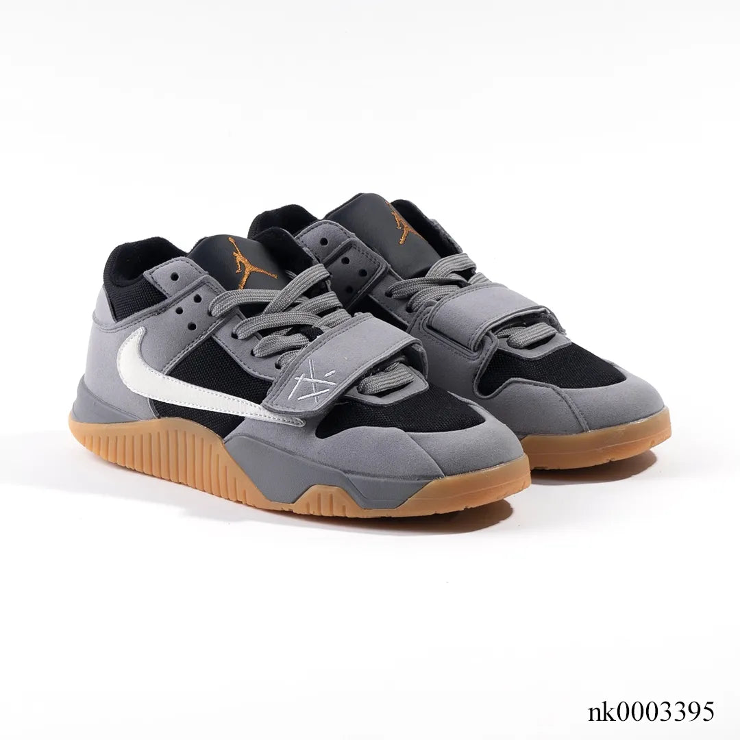 Travis Scott x Jumpman Jack Grey Black Gum Shoes Sneakers – nk0003395 image 3
