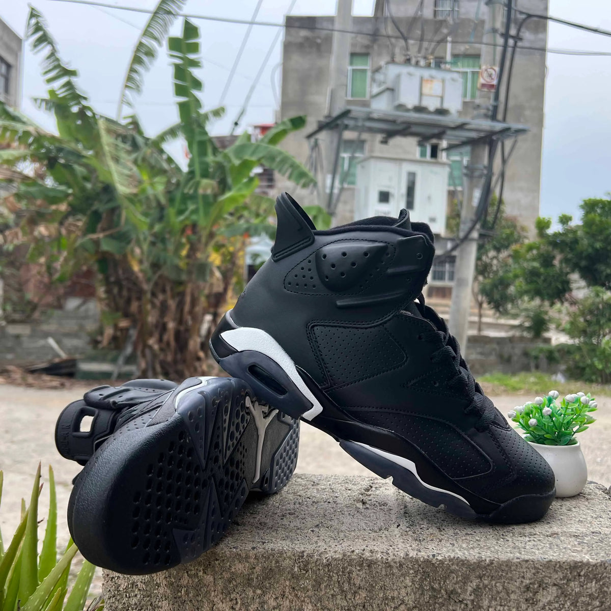 AJ 6 Black Cat Shoes Sneakers - nk0003840 image 6