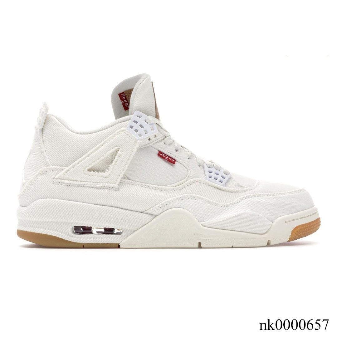 AJ 4 Retro Levi's White (Levi's Tag) Shoes Sneakers - nk0000657 image