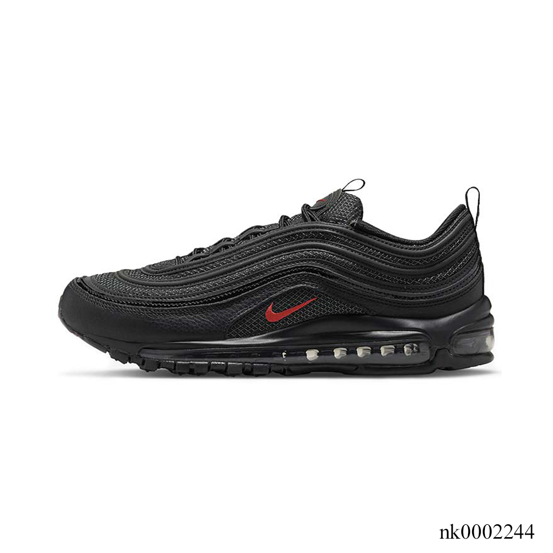 AM 97 Black University Red Shoes Sneakers - nk0002244 image 1