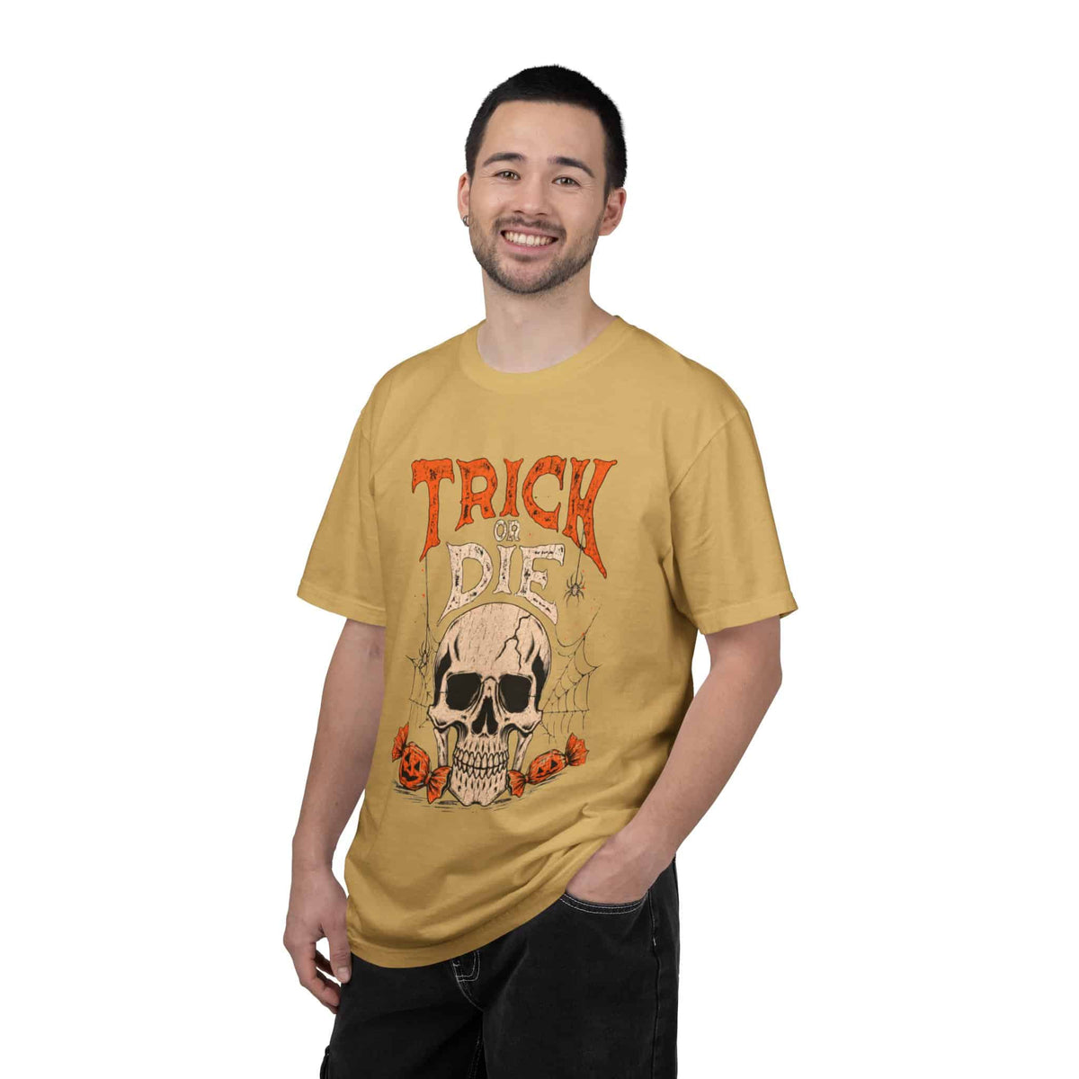 TRICK OR DIE Unisex Garment-Dyed T-shirt image 56