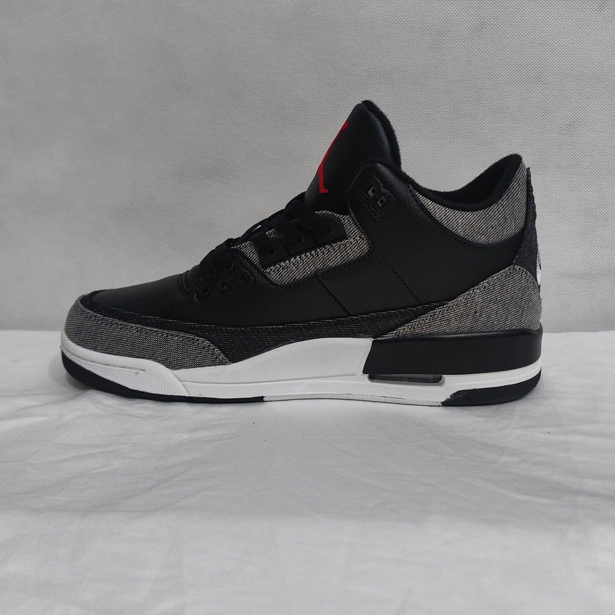 Levi’s x AJ 3 Black Denim Shoes Sneakers – nk0005001 image 5