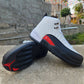 AJ 12 Red Taxi Shoes Sneakers - nk0003556 image 7