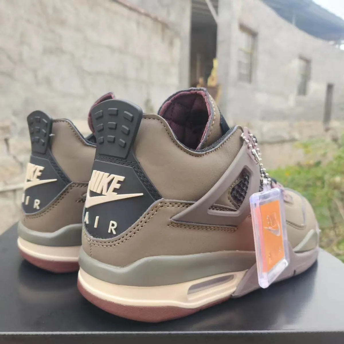 A Ma Maniére x AJ 4 Dark Mocha Shoes Sneakers - nk0005119 image 4