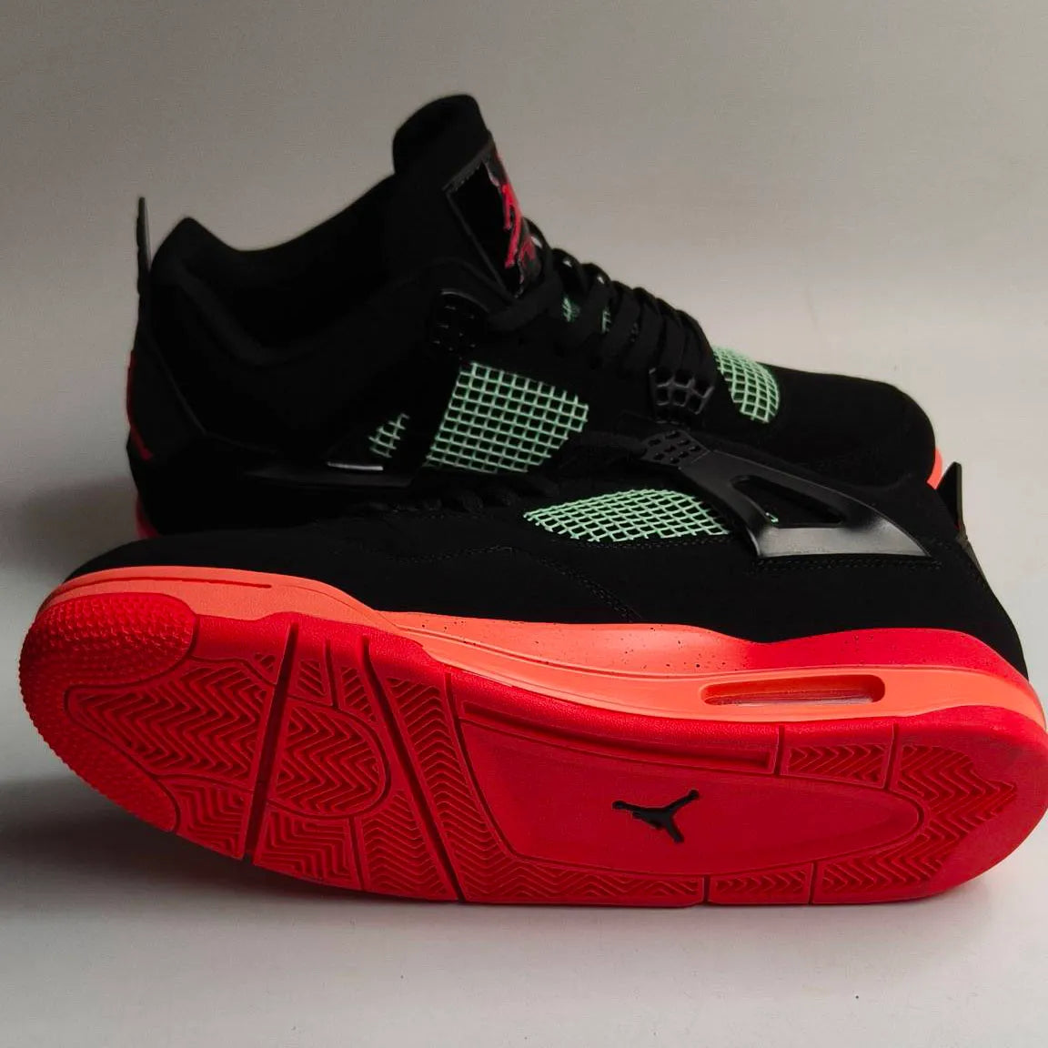 AJ 4 Retro Black Infrared Barely Volt Shoes Sneakers - nk0005052 image 6
