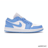 AJ 1 Low UNC Shoes Sneakers - nk0002442 image 0