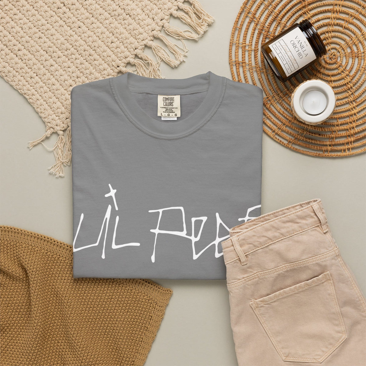 Lil Peep Unisex Garment-Dyed T-shirt image 43