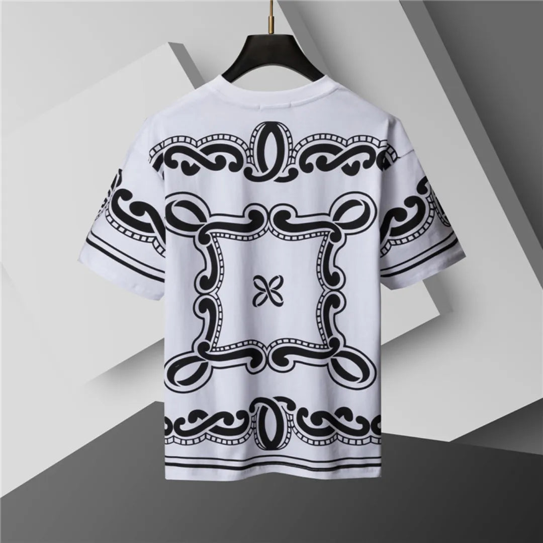 D&G Bandanna Print T-shirt in White - 106 - dng0000106 image 2