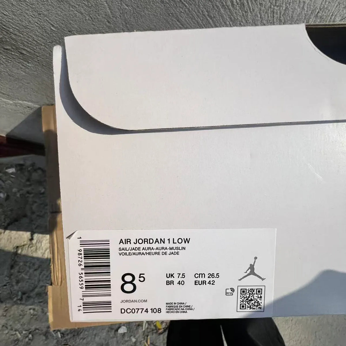 AJ 1 Low Sail/Aura Shoes Sneakers – nk0004842 image 15