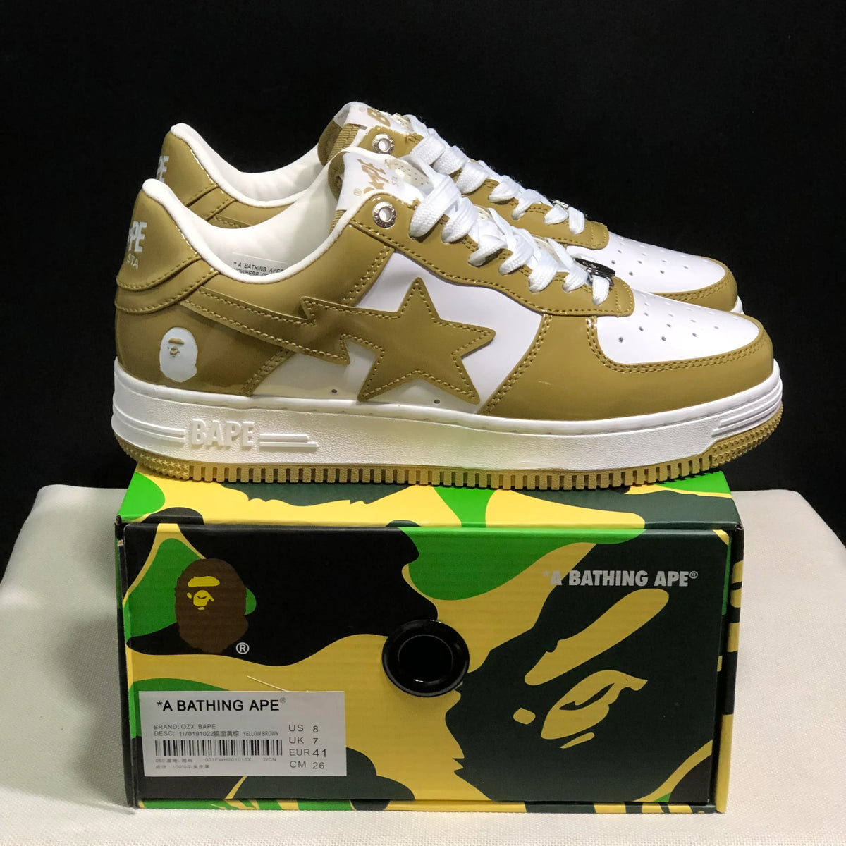 Wmns Bapesta #5 'Beige' Shoes Sneakers - nk0005525 image 5