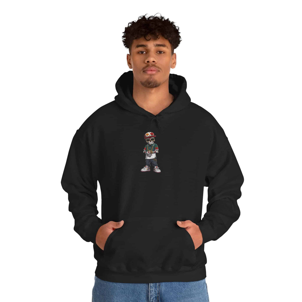 Skull Luxury Hooded Sweatshirt image 5