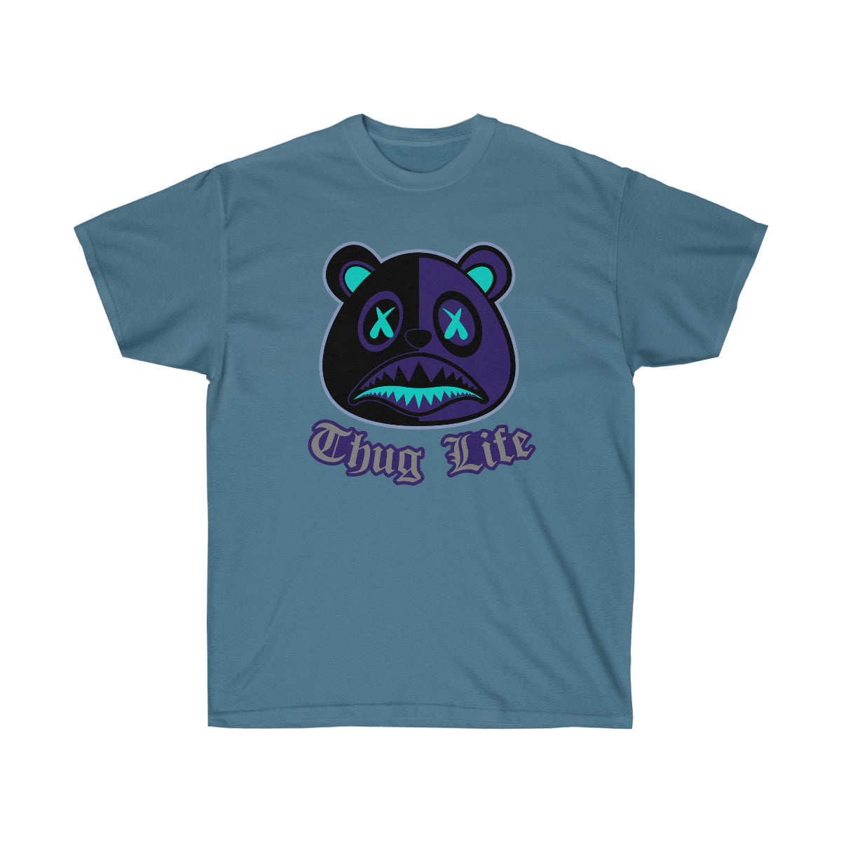Thug Life Men T-Shirt - Indigo Blue, L image