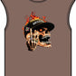 GOATED Skull Unisex Garment-Dyed Muscle Tee image