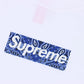 SUP Box Logo Zebra Blue Print T-Shirt in White - 515 - spm0000515 image 3