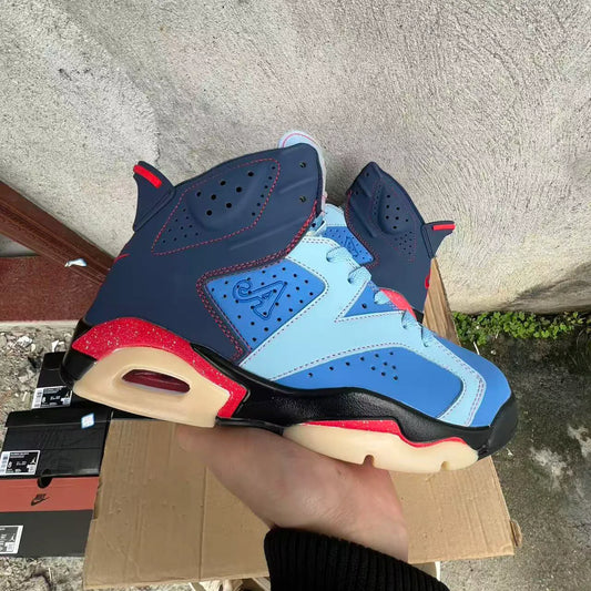 Awake NY x AJ 6 “Midnight Navy”/“Blueberry” Shoes Sneakers - nk0005225 image 2