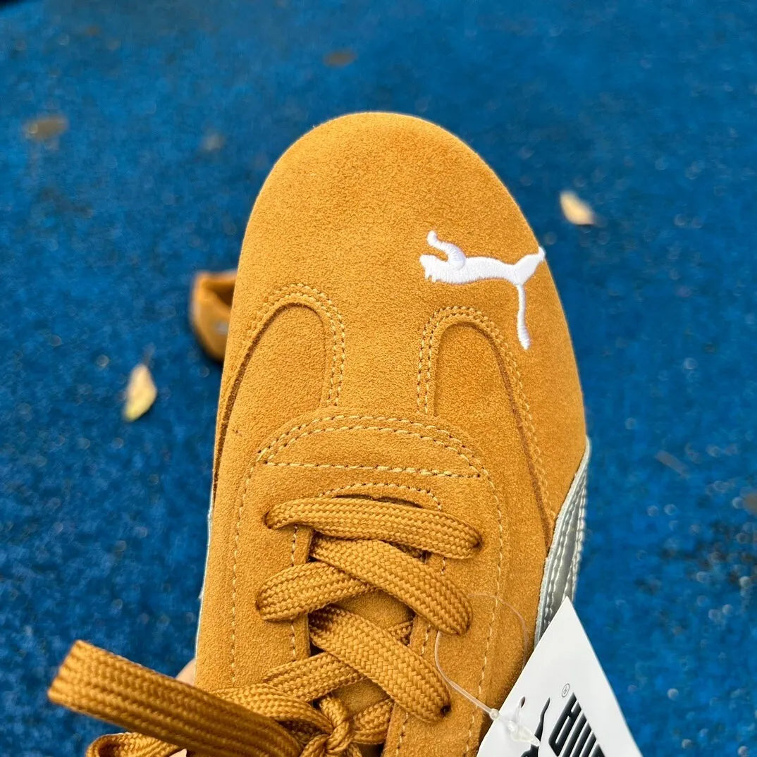PM Speedcat Lace-up Honey Silver Shoes Sneakers - pm0000013 image 7