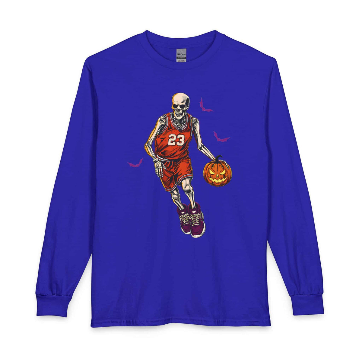Halloween Basketball Long Sleeve T-Shirt image