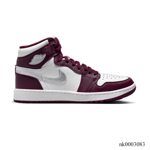 AJ 1 Retro High Golf Bordeaux Shoes Sneakers - nk0003083 image 0