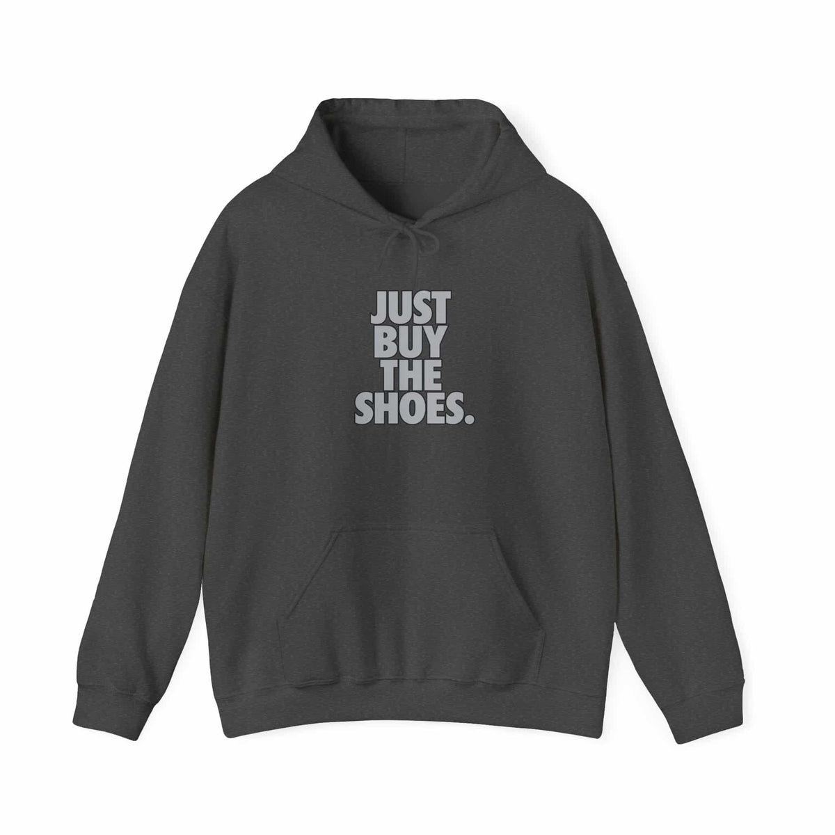 Graphic Print Hooded Sweatshirt - POD0033 - 4XL, Dark Heather image