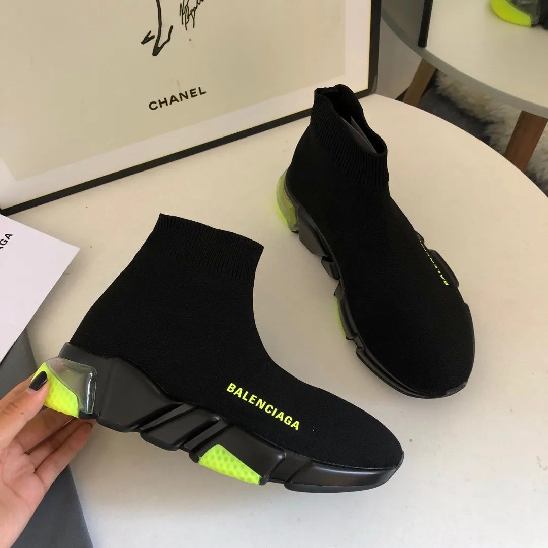 BLCG Speed Clear Sole Black Yellow Fluo Shoes Sneakers - bl0000029 image 3