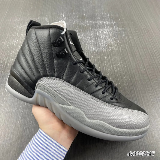 AJ 12 Black/Wolf Grey Shoes Sneakers - nk0003847 image 2