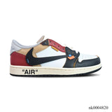 OW x AJ 1 Low OG Goat Lows Shoes Sneakers – nk0004820 image 0