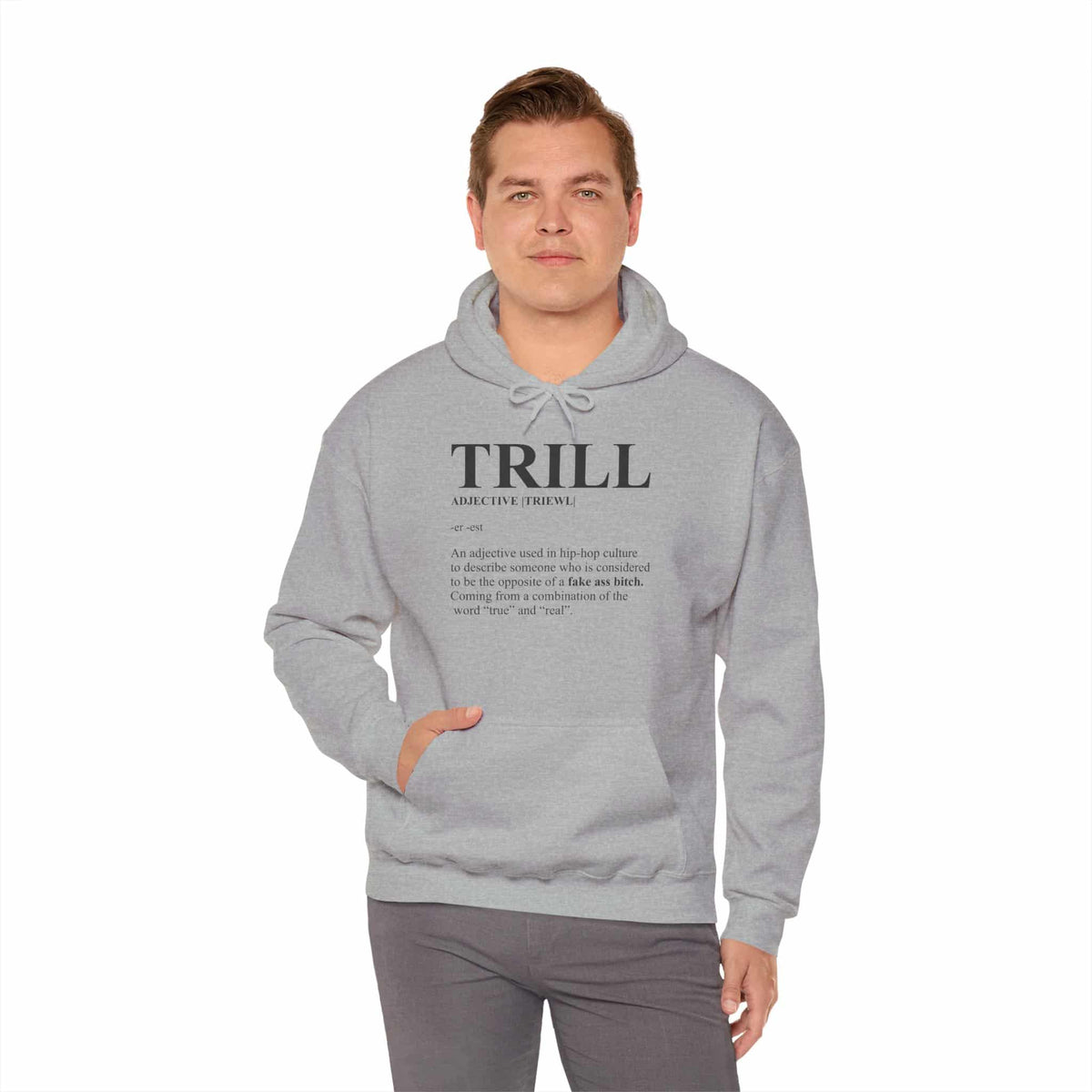 Trill Definition Unisex Heavy Blend™ Hooded Sweatshirt image 5