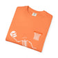 Halloween Basketball Skeleton Unisex Garment-Dyed T-shirt image 12