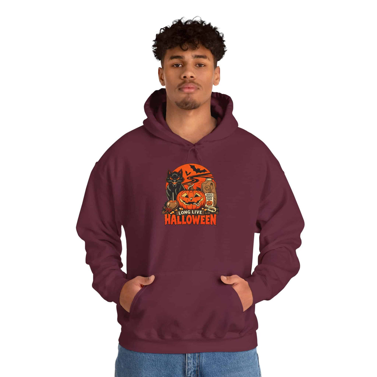 Midnight Cat Hooded Sweatshirt image 22