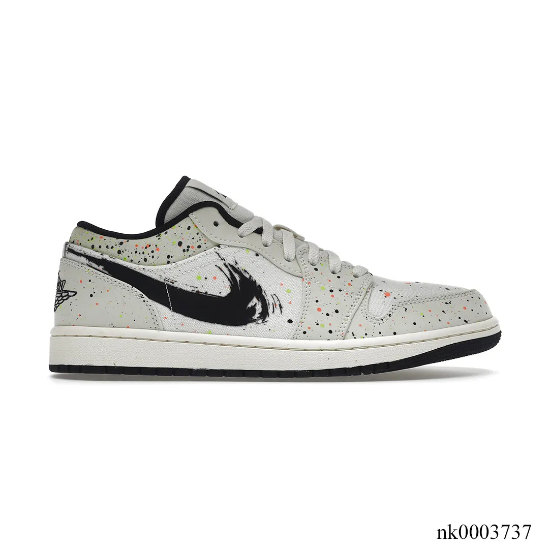AJ 1 Low Brushstroke Shoes Sneakers - nk0003737 image 0