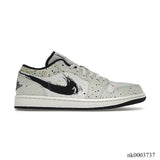 AJ 1 Low Brushstroke Shoes Sneakers - nk0003737 image 0