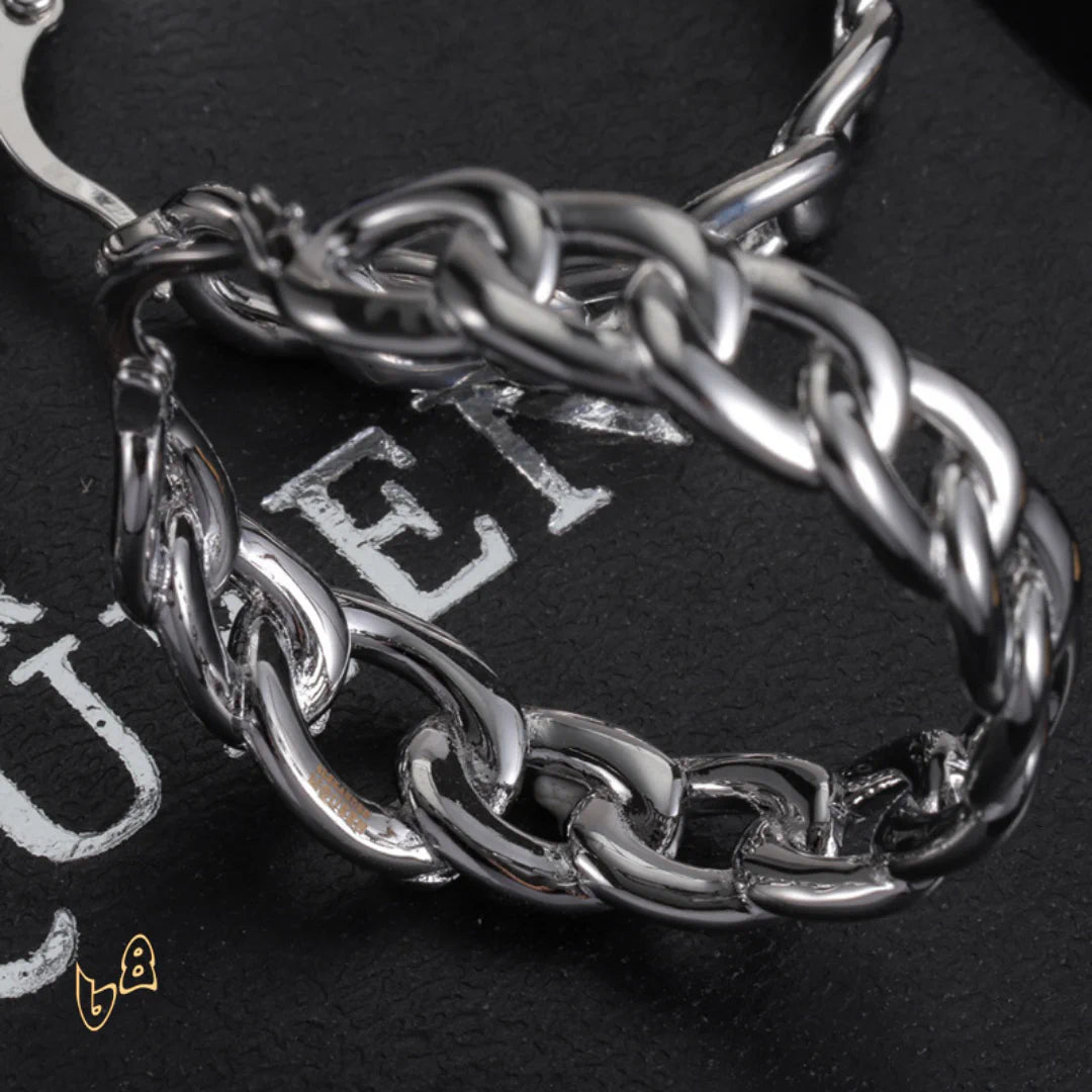 McQueen Silver Chain Earrings – MCQ0020
