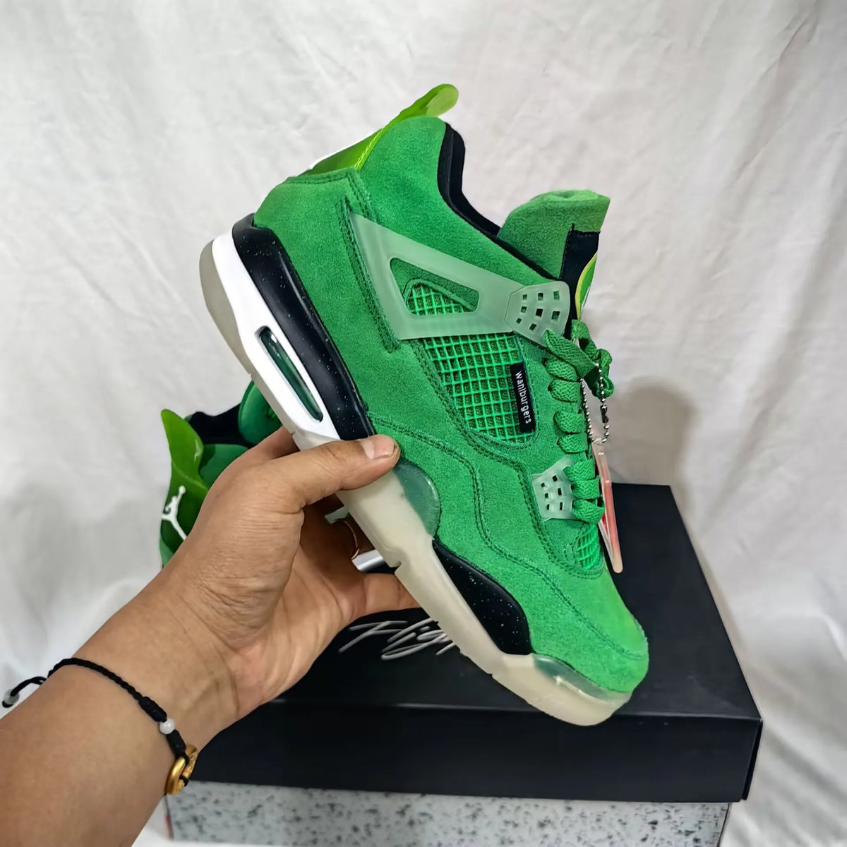 AJ 4 Wahlburgers PE Shoes Sneakers – nk0004106