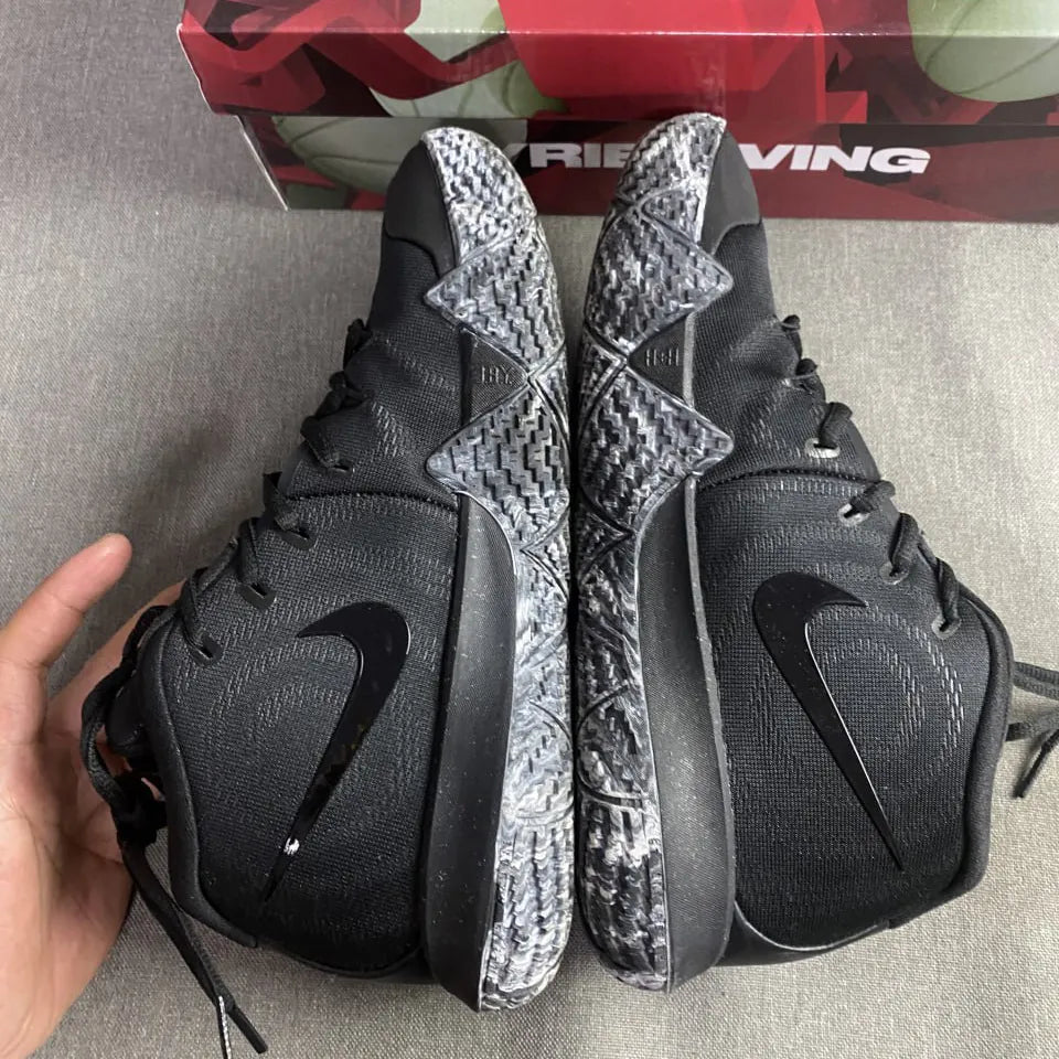 NK Kyrie 4 "Triple Black" Shoes Sneakers - nk0005421